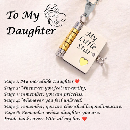 Tiny Tales Book Necklace - To My Daughter/Son