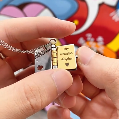 Tiny Tales Book Necklace - To My Daughter/Son