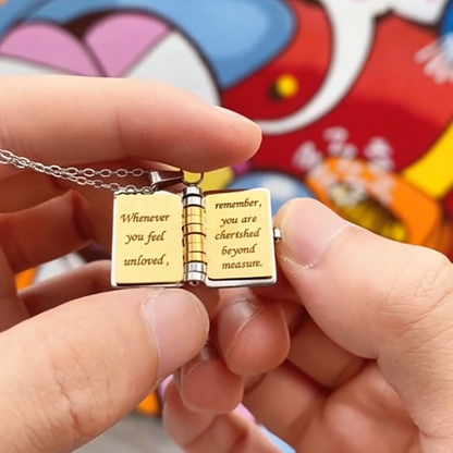 Tiny Tales Book Necklace - To My Daughter/Son