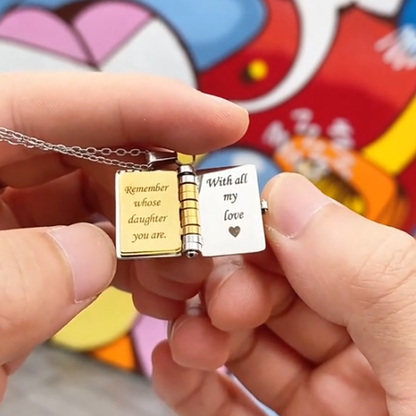 Tiny Tales Book Necklace - To My Daughter/Son
