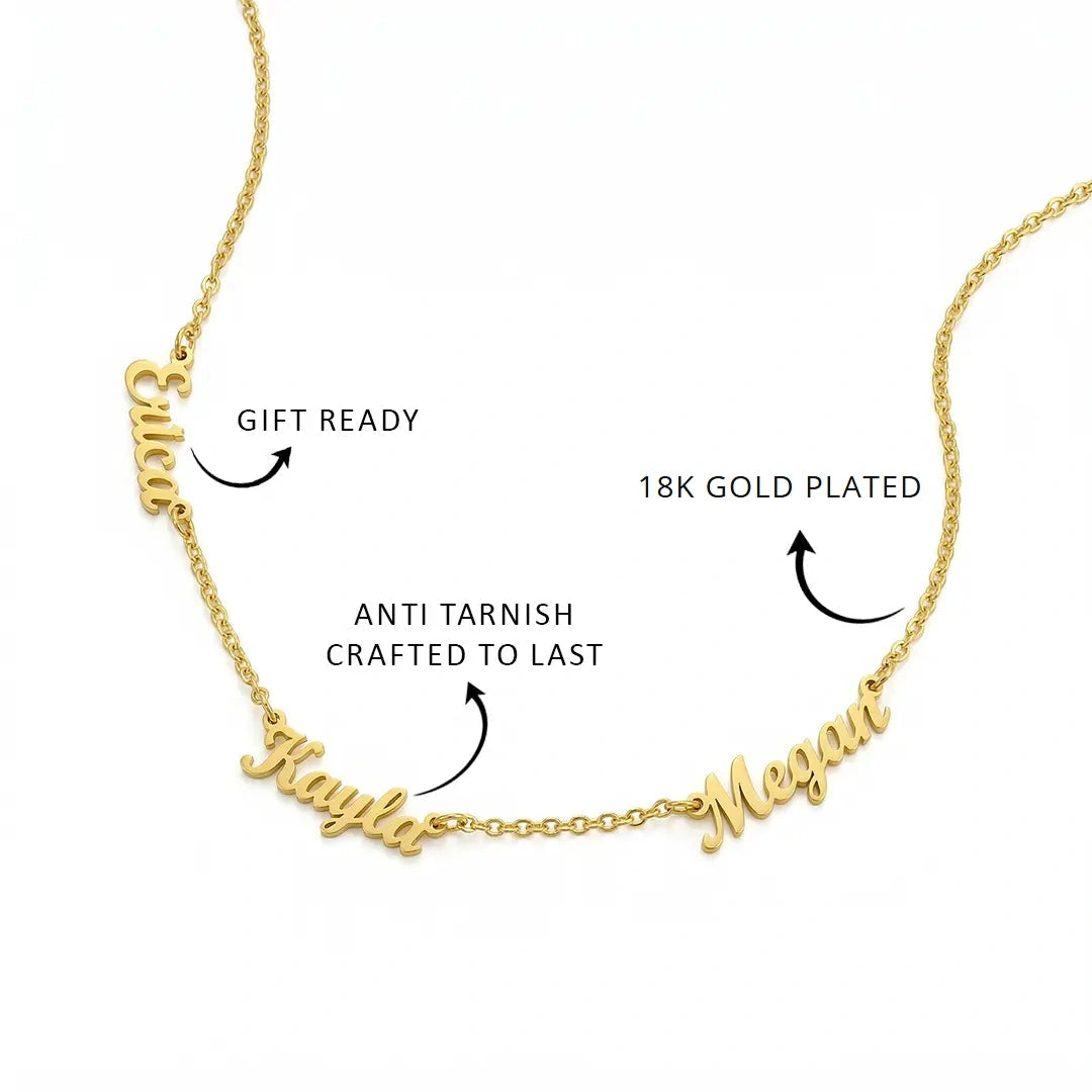 Personalized Forever Names Necklace