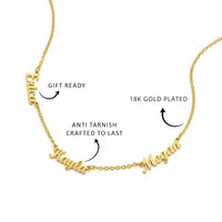 Personalized Forever Names Necklace