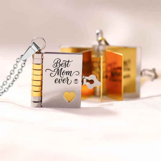 Tiny Tales Book Necklace - To My Mom