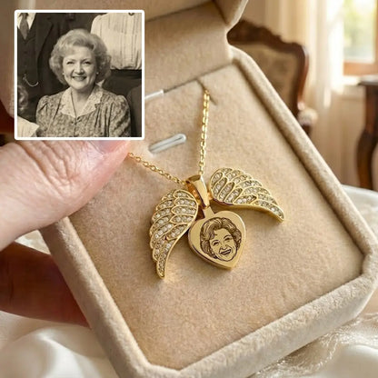 Keepsake Wings Photo Necklace